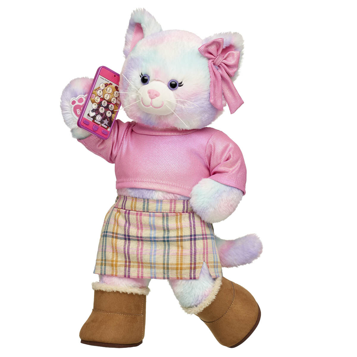 Pink stuffed kitty shop