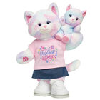 Pastel Swirl Kitty Stuffed Animal Mother's Day Gift Set with Mini Bean - Build-A-Bear Workshop&reg;