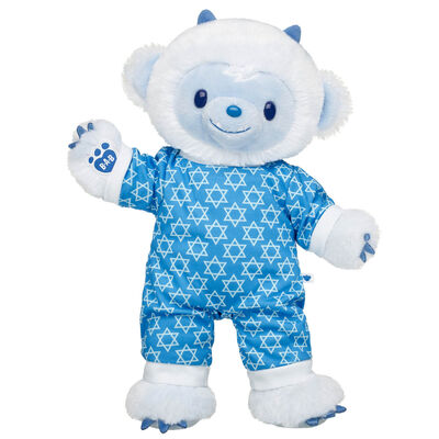Yeti Teddy Bear Hanukkah Gift Set