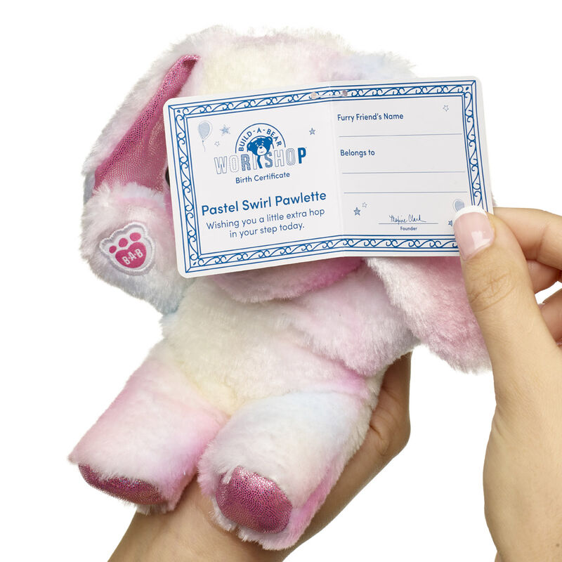 Mini Beans Pastel Swirl Pawlette™ - Build-A-Bear Workshop®