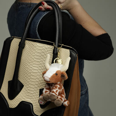 Highland Cow Plush Bag Charm