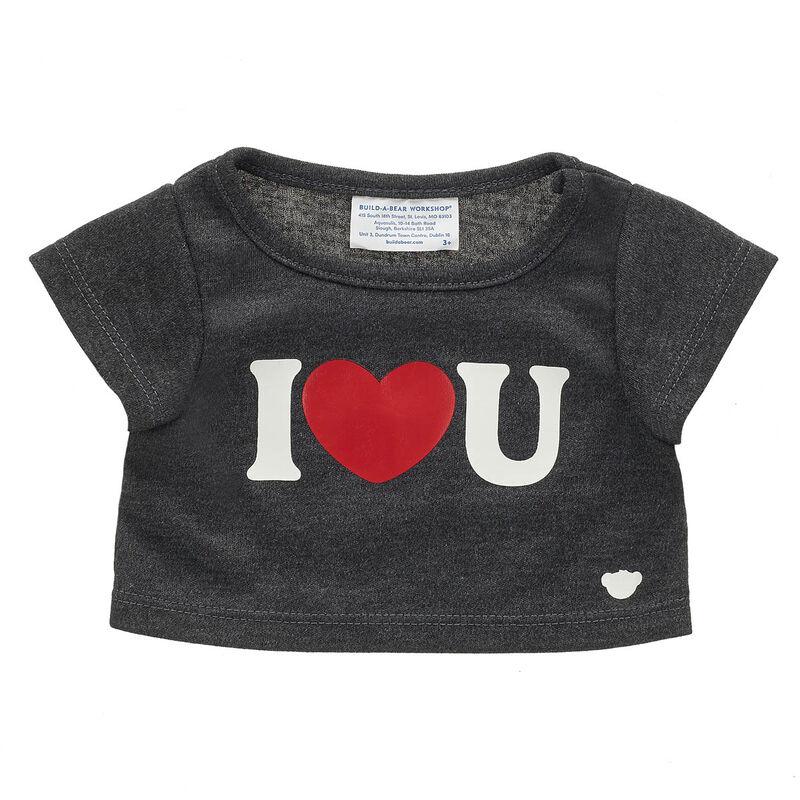 I Heart U Plush Toy T-Shirt - Build-A-Bear Workshop&reg;