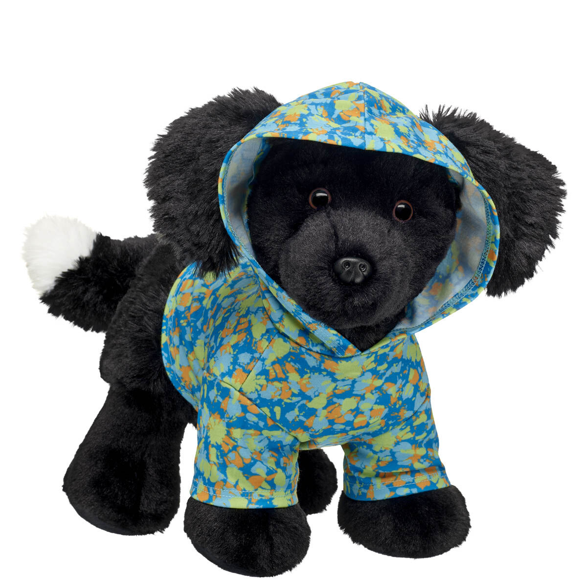Promise Pets Black and White Dog Soft Toy
