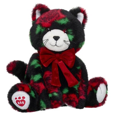 Red Rose Kitty Soft Toy with Red Velvet Gifting Bow