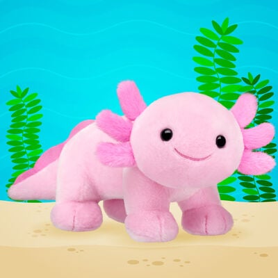 Pink Axolotl Soft Toy
