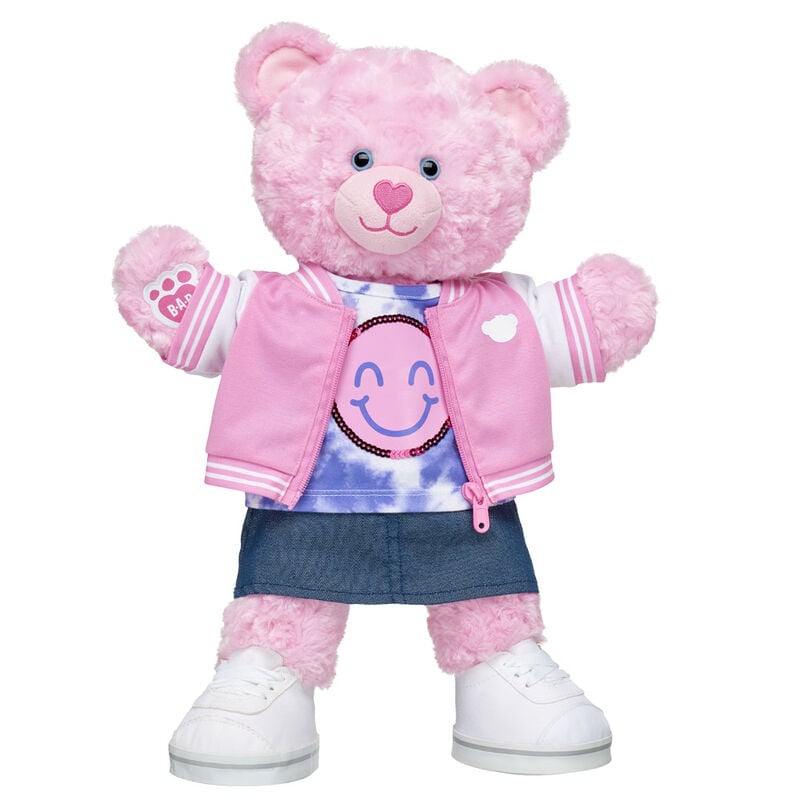Pink Cuddles Teddy Bear Varsity Jacket Gift Set - Build-A-Bear Workshop®