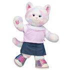 Pastel Swirl Kitty Stuffed Animal Denim Skirt Gift Set - Build-A-Bear Workshop&reg;