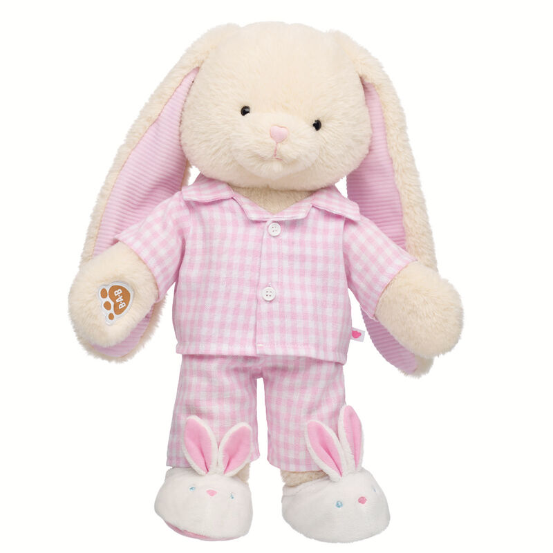 Sweethearts Darling Bunny Soft Toy Pink PJs Gift Set plush soft toy by Build-A-Bear