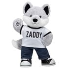 Online Exclusive Silver Fox Stuffed Animal Zaddy Gift Set plush by Build-A-Bear