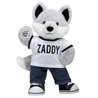Silver Fox Soft Toy Zaddy Gift Set