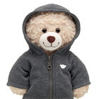 Charcoal Grey Zip Hoodie 