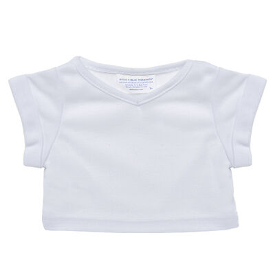 White V-Neck T-Shirt