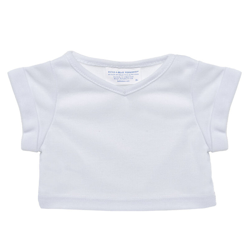 Online Exclusive White V-Neck T-Shirt