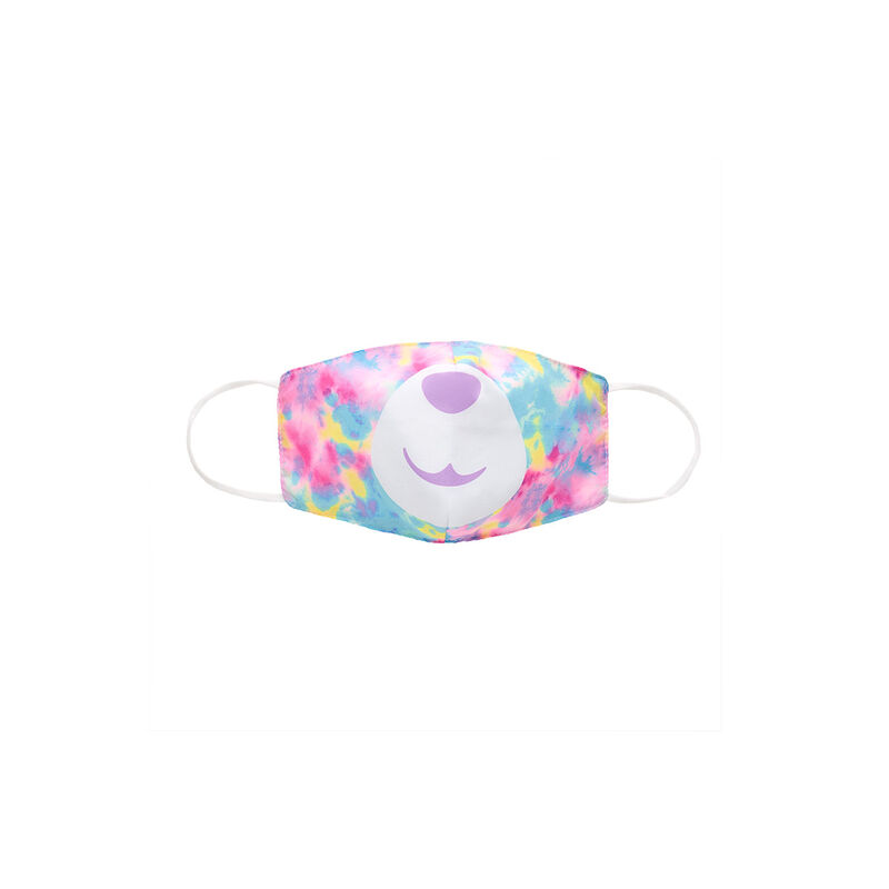 Adult-Size Tie-Dye Bear Face Mask