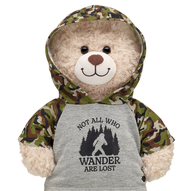 Grey & Camo Bigfoot Hoodie - Shop Online at Build-A-Bear®