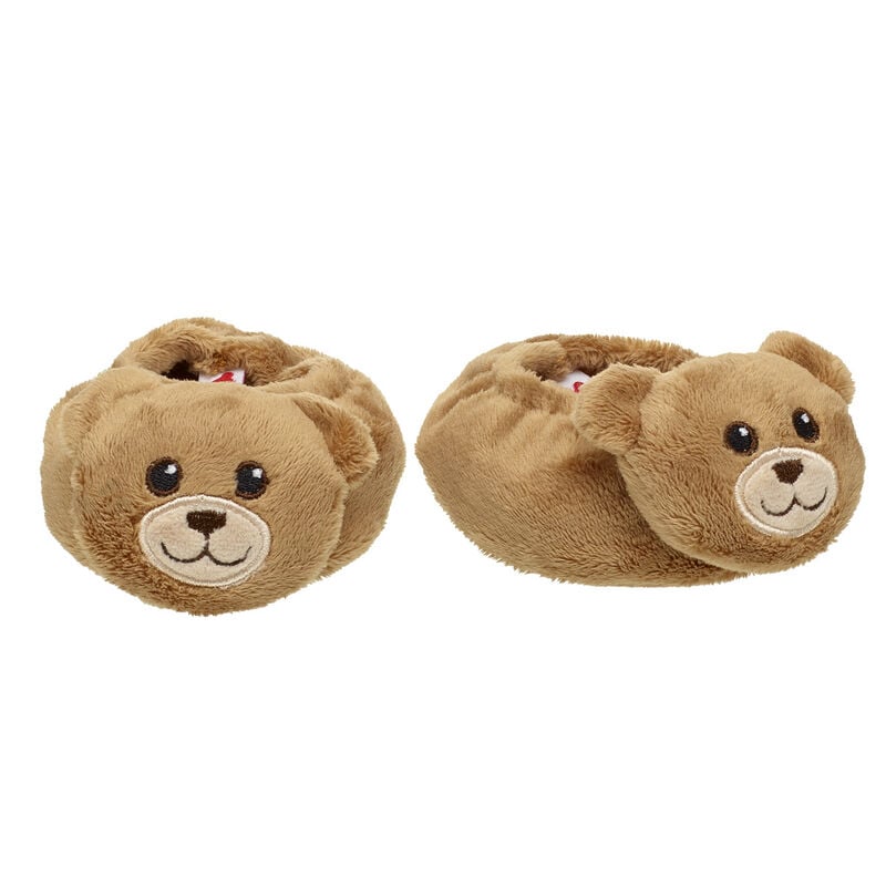 Tan Teddy Bear Slippers - Build-A-Bear Workshop®