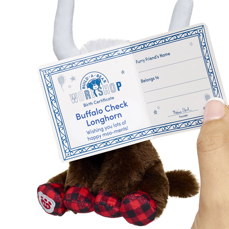 Build-A-Bear Mini Beans Buffalo Check | Build-A-Bear