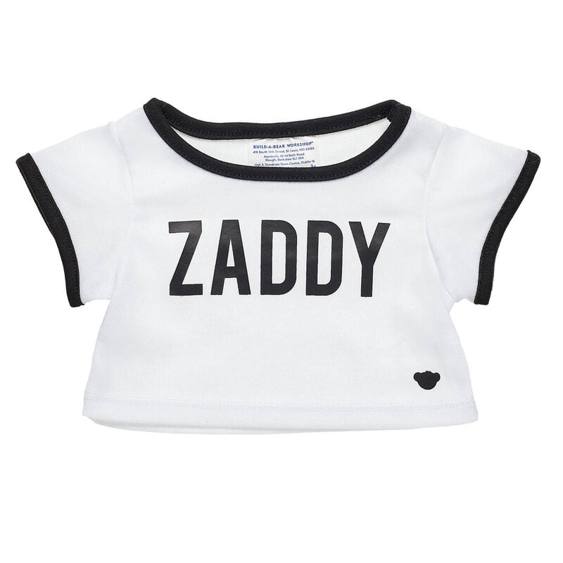 Online Exclusive "Zaddy" T-Shirt for Stuffed Animals - Build-A-Bear Workshop®