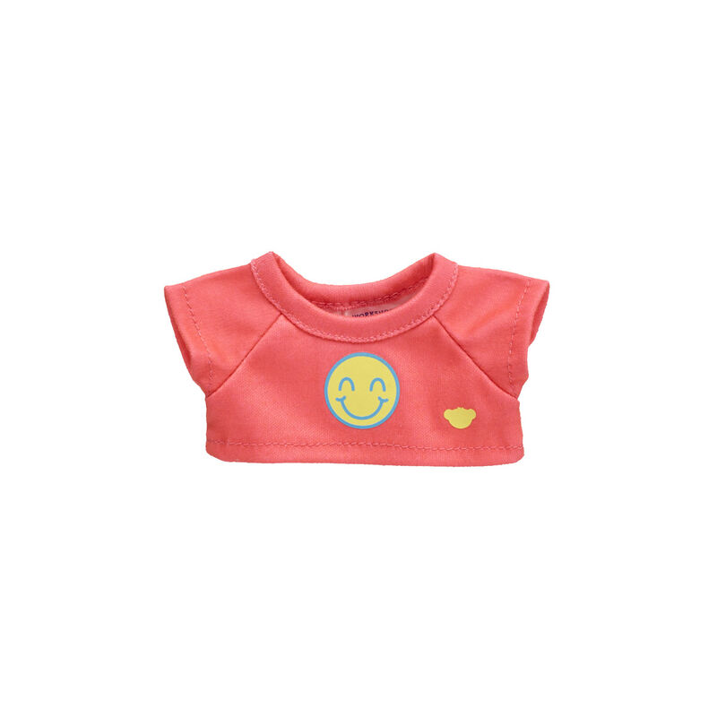 Smiley Face T-Shirt for Mini Stuffed Animals - Build-A-Bear Workshop&reg;