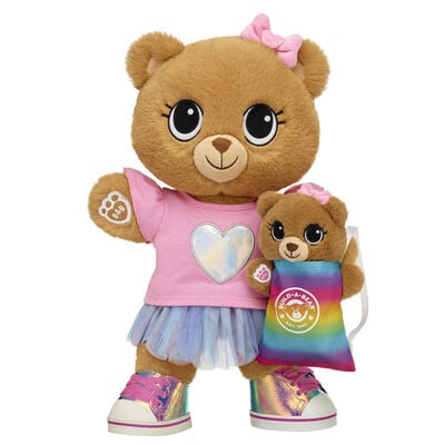 KABU&trade; Bearnice Plush Teddy Bear Mini Beans&reg; Gift Set with Bear Carrier
