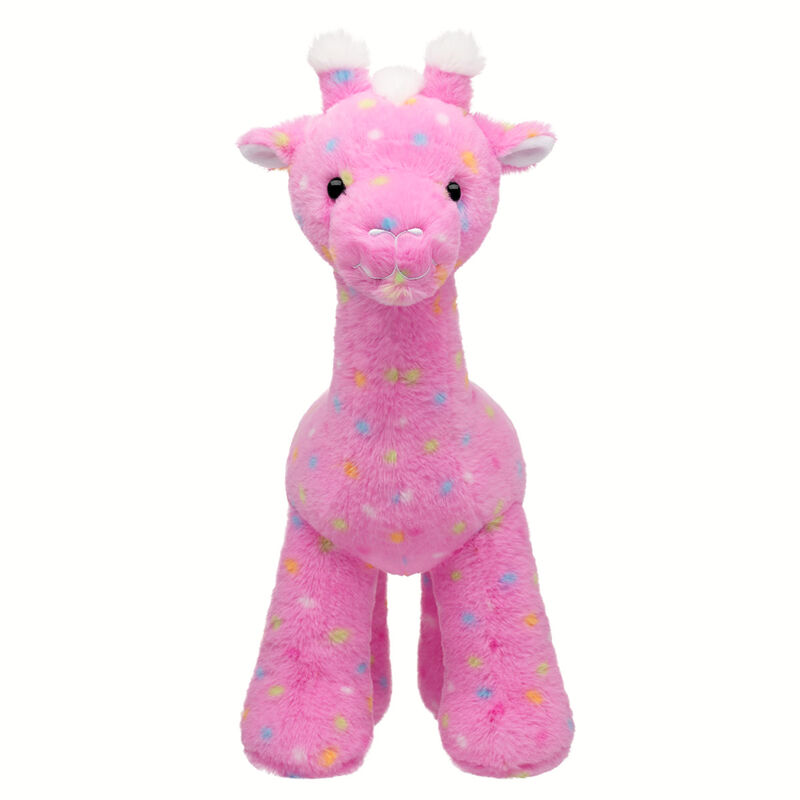 Pink Frosted Animal Cookie Giraffe Stuffed Animal plush by Build-A-Bear