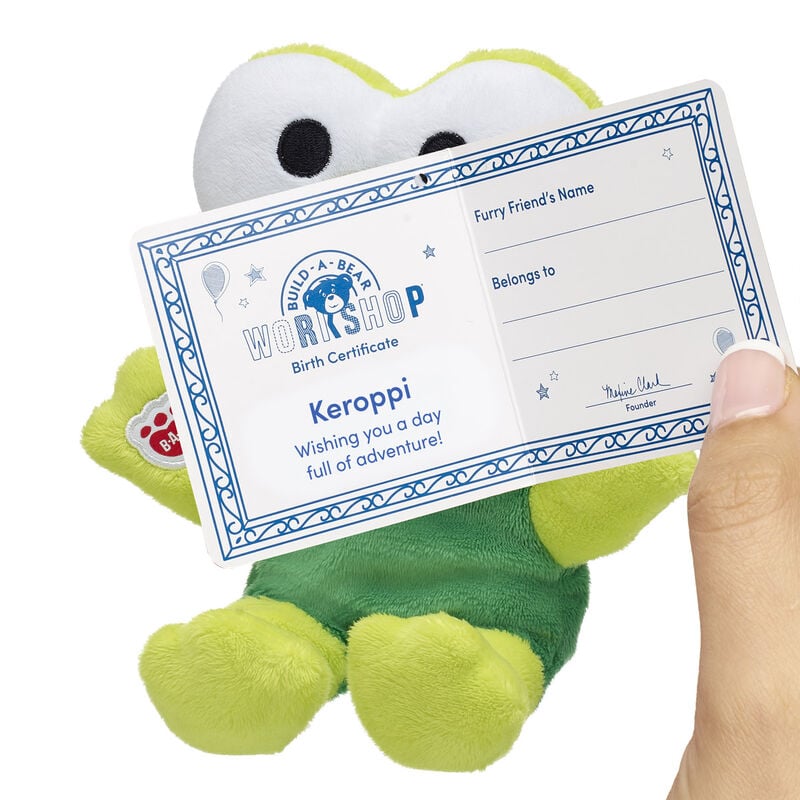 Build-A-Bear Mini Beans&reg; Sanrio&reg; Hello Kitty&reg; and Friends Keroppi&trade; Plush - Build-A-Bear Workshop
