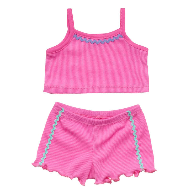 Pink Tank Top & Shorts Set by Build-A-Bear