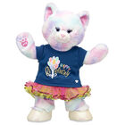 Pastel Swirl Kitty Birthday Balloons Gift Set