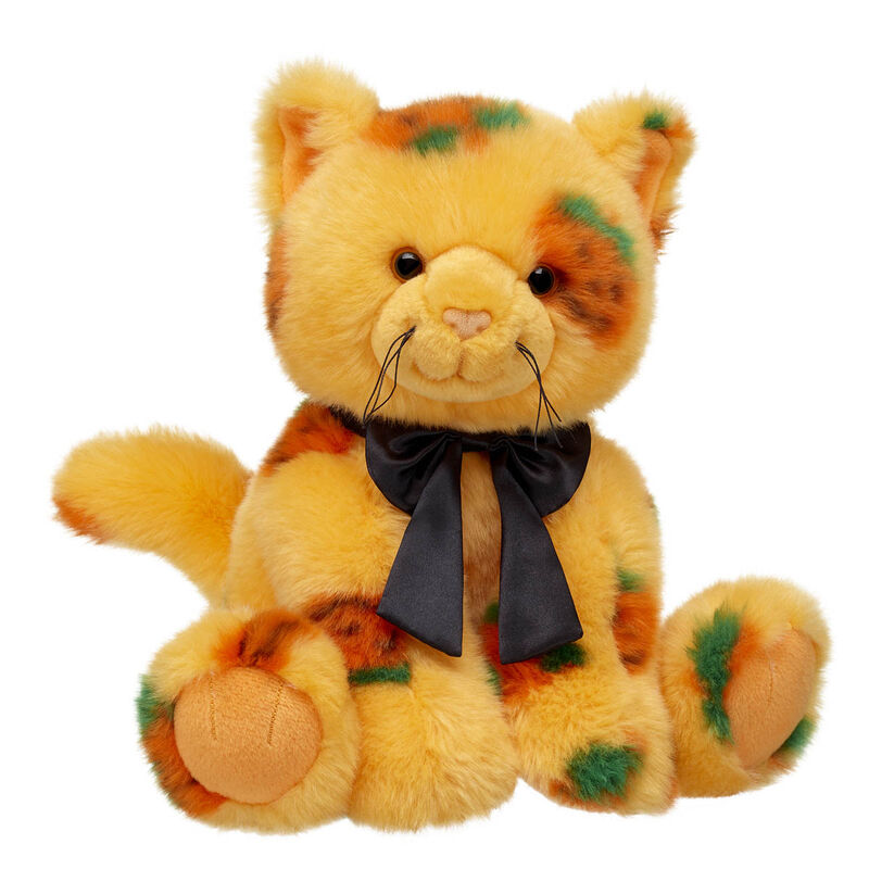 Vault Collection: Online Exclusive Pumpkin Kitty Stuffed Animal with Black Gifting Bow - Build-A-Bear Workshop&reg;
