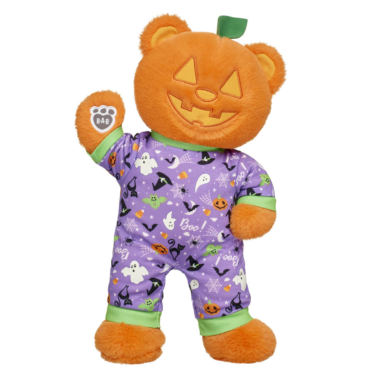 Pumpkin Glow Teddy Bear Sleeper Gift Set