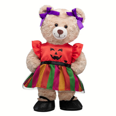 Happy Hugs Teddy Bear Pumpkin Dress Gift Set
