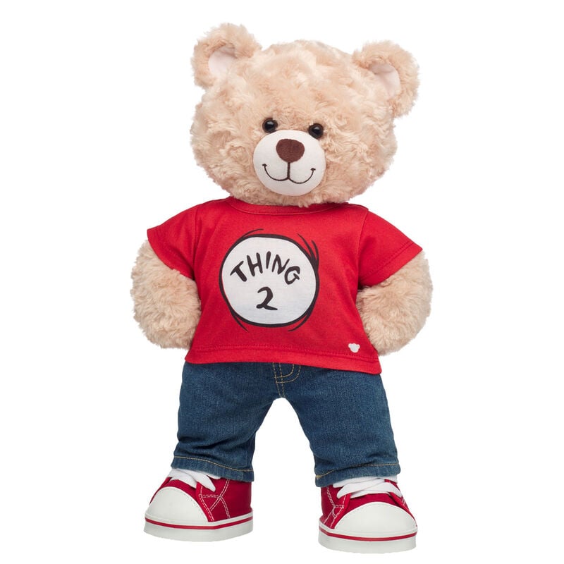 Happy Hugs Teddy Bear The Cat in the Hat Thing 2 Gift Set