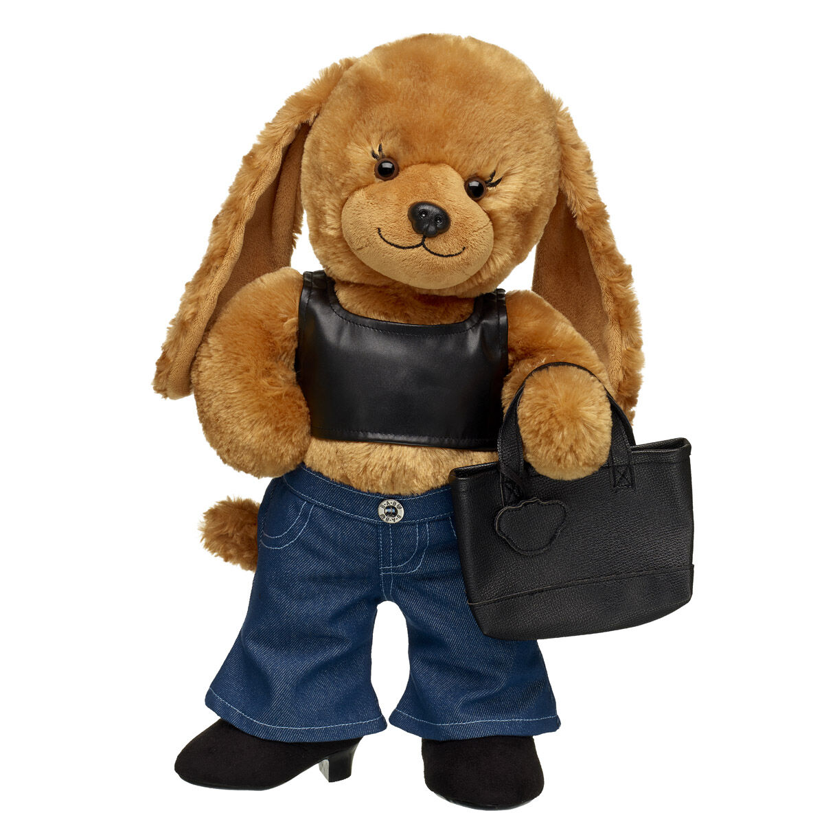 Barkleigh Dog Leather Crop Tank Soft Toy Set Build A Bear