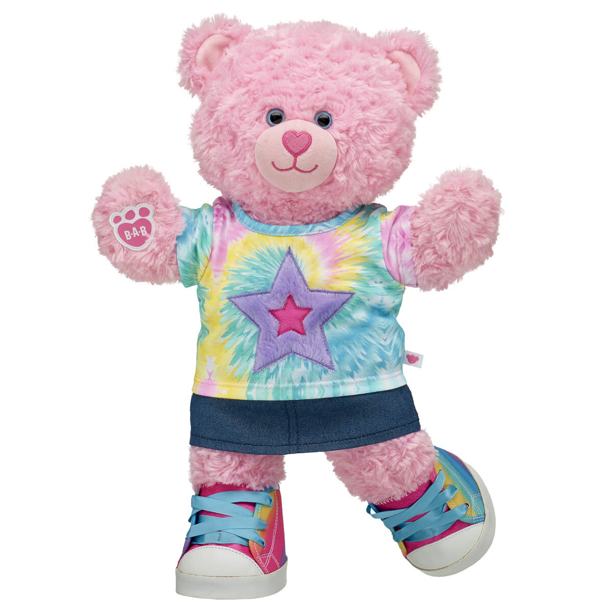 Pink cuddles build 2025 a bear
