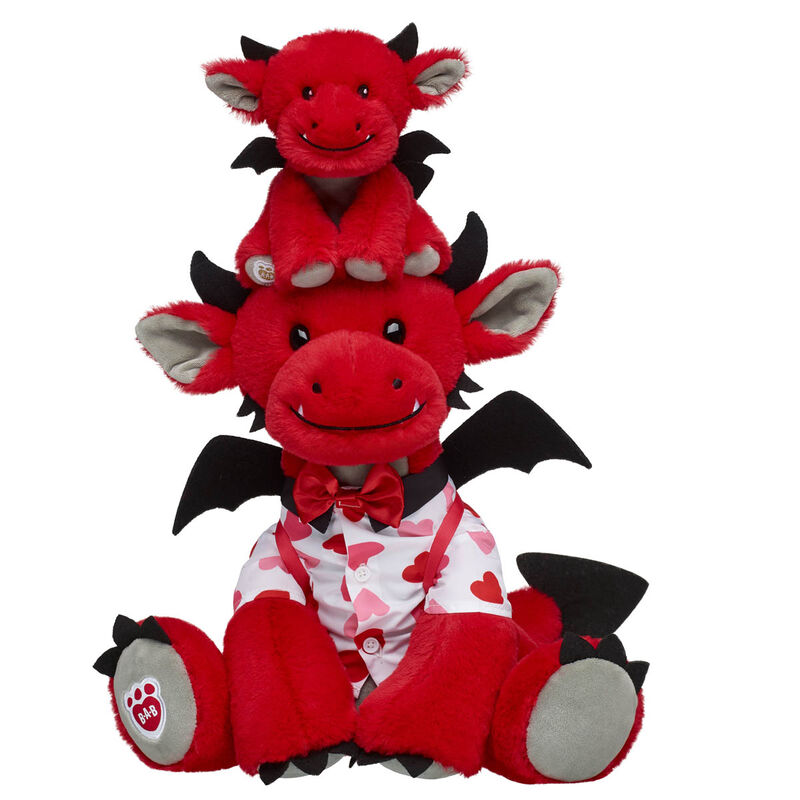 Fiery Dragon Plush Mini Beans Gift Set plush by Build-A-Bear