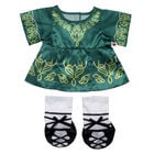Irish Dance Dress & Shoes Set by Build-A-Bear
