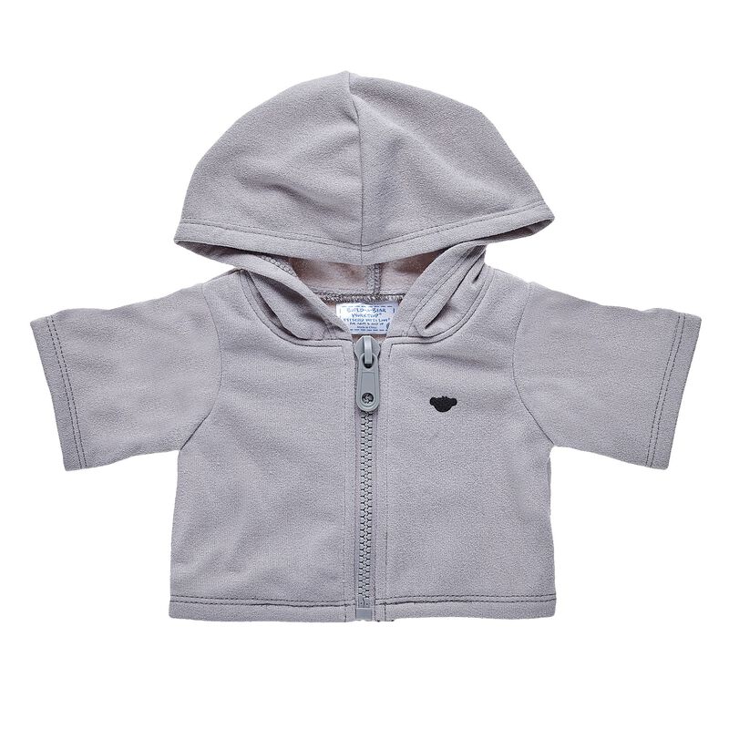 Grey Zip Hoodie