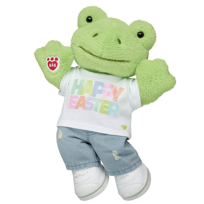 Spring Green Frog Plush Easter Gift Set - Build-A-Bear Workshop&reg;