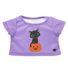 Glow-in-the-Dark Black Cat Pumpkin T-Shirt for Stuffed Animals - Build-A-Bear Workshop&reg;