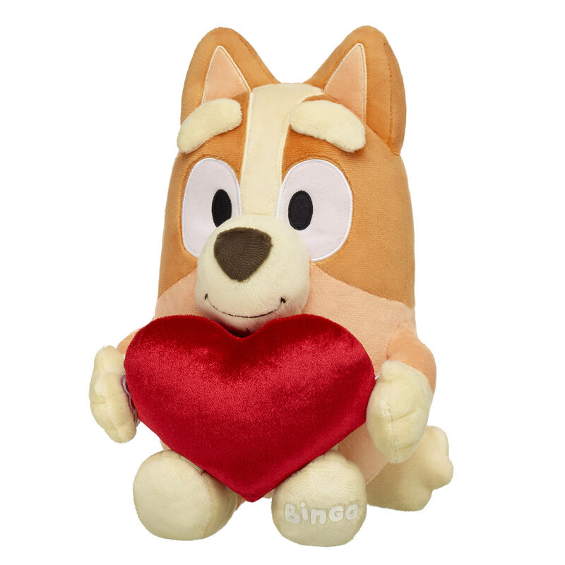 Bingo Plush Puppy with Heart by Build-A-Bear