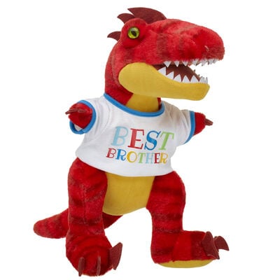 Red Raptor Soft Toy "Best Brother" Gift Set
