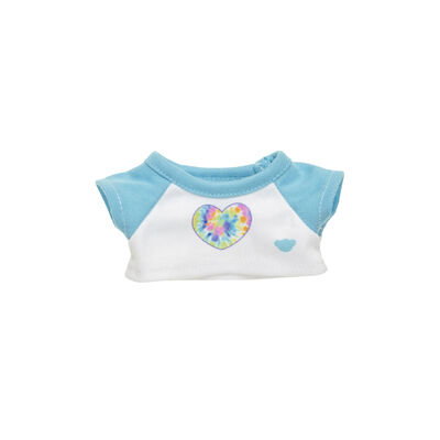 Build-A-Bear Mini Beans® Tie-Dye Heart T-Shirt