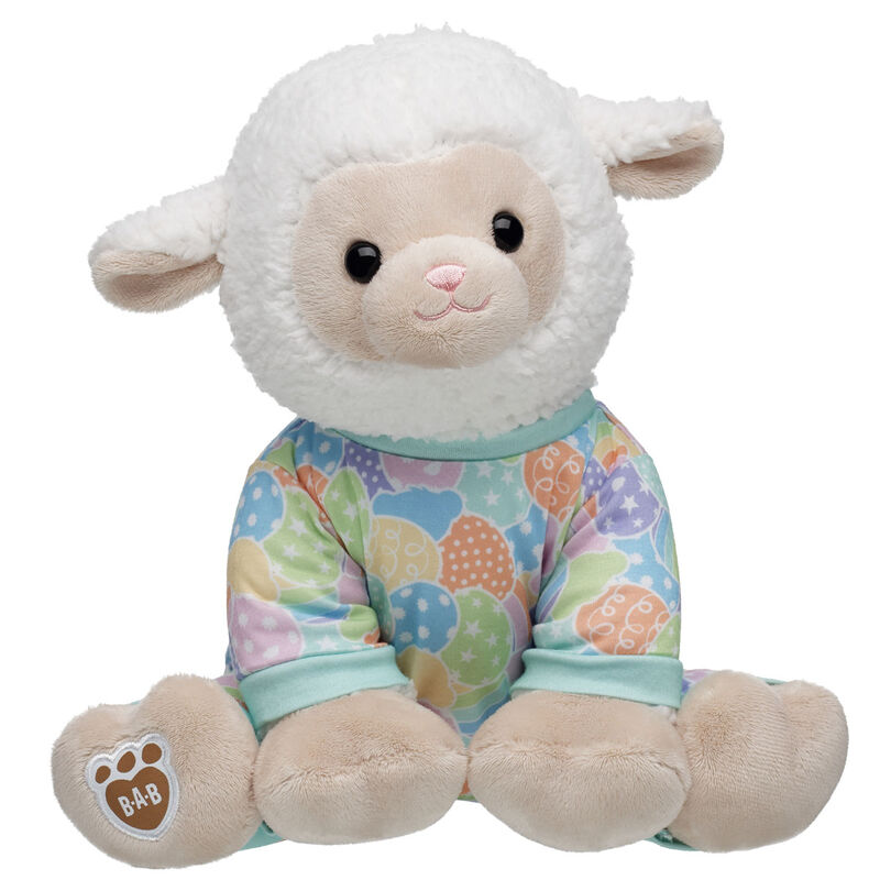 Lamb Stuffed Animal Easter Sleeper Gift Set plush by Build-A-Bear