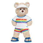 Happy Hugs Teddy Rainbow Stripes Gift Set 