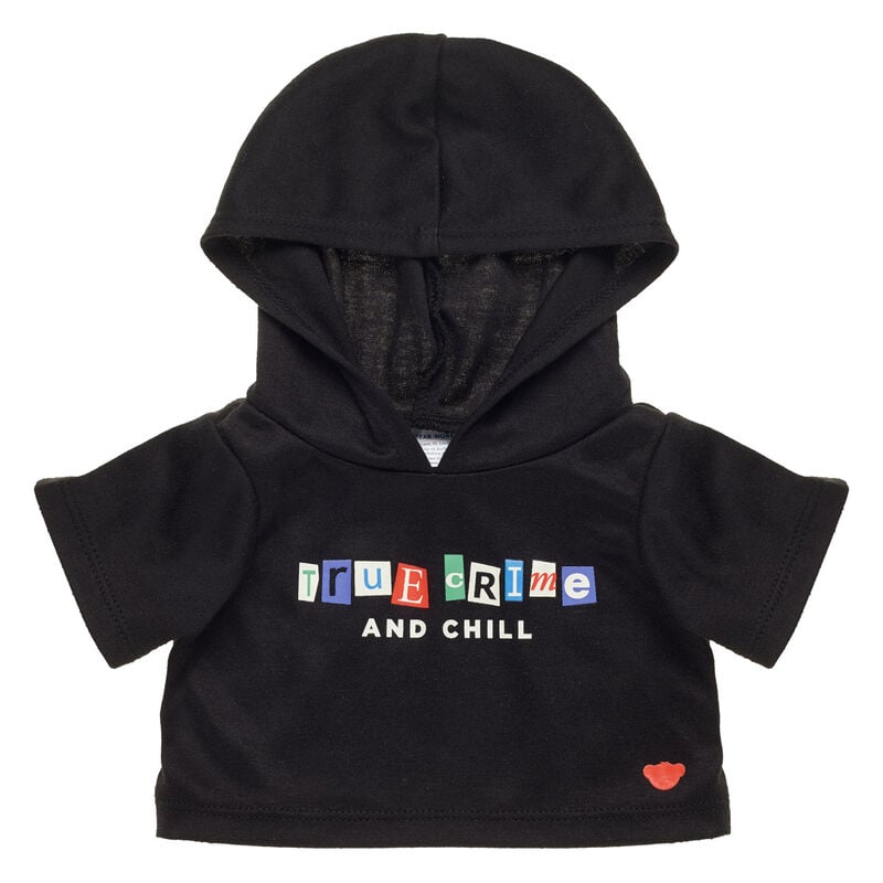 "True Crime and Chill" Hoodie for Stuffed Animals - Build-A-Bear Workshop®
