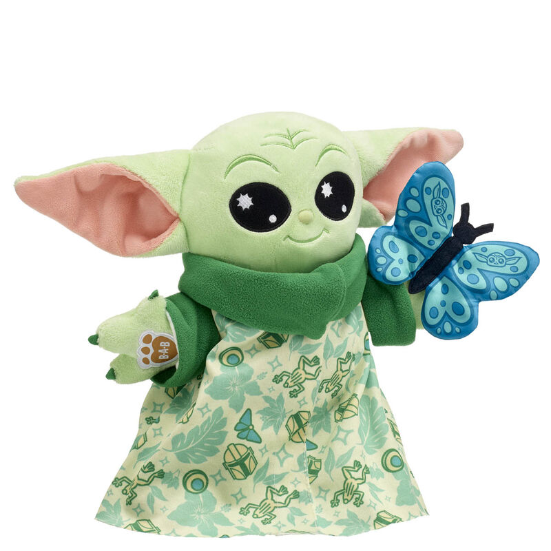 Star Wars Summer Grogu™ Plush with Butterfly Wristie BuildABear®