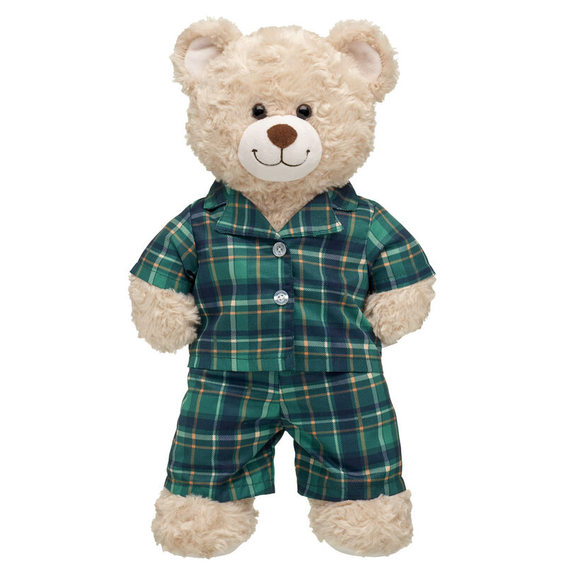 Green Plaid PJ Set for Stuffed Animals - Build-A-Bear Workshop&reg;