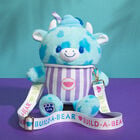 Blue Raspberry Cow Slushie Plushie with Carrying Strap plush by Build-A-Bear