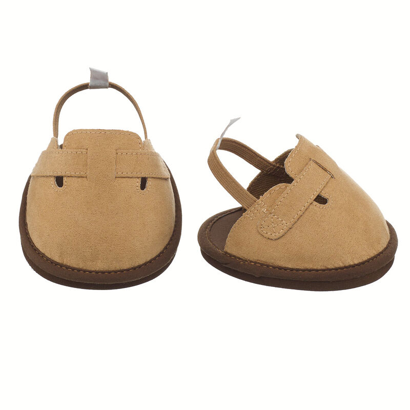 Brown Suede Clogs by Build-A-Bear