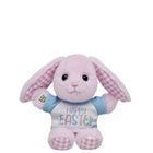 Build-A-Bear Mini Beans Pink Gingham Pawlette Bunny Plush with Happy Easter T-Shirt plush by Build-A-Bear
